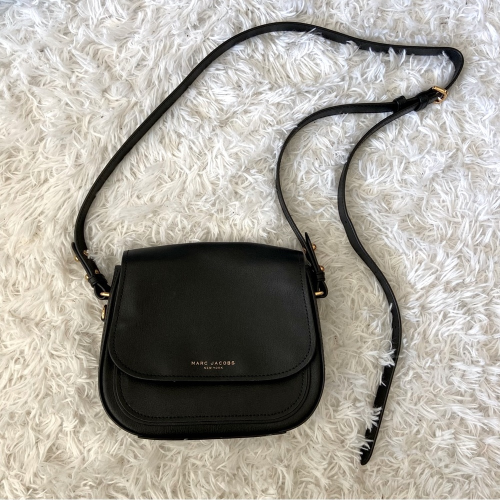 Marc Jacobs Mini Rider Crossbody Bag black leather Marc Jacobs Bag EUD